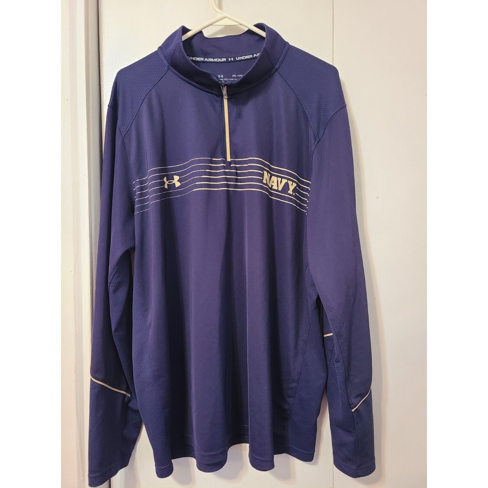 Under Armour Navy Midshipmen Sideline Performance Lightweight. Men's Size 2 XL